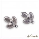 Náušnicové puzety 14mm CHIRURGICKÁ OCEĽ, 2ks (CH1683)